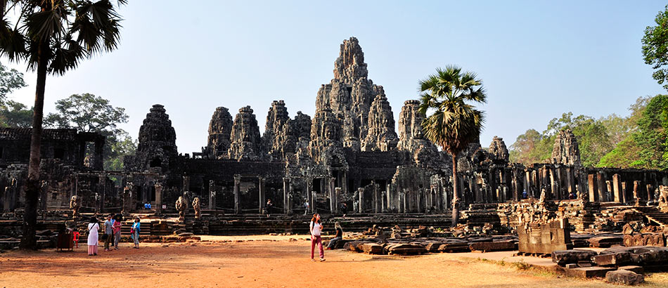 アンコール・トム　Angkor Thomの世界遺産の絶景写真