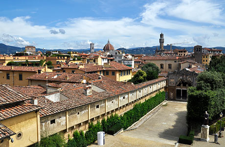 ピッティ宮殿からのフィレンツェの絶景写真